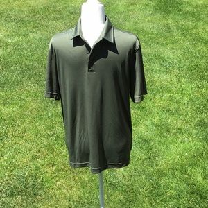 EUC olive polo shirt